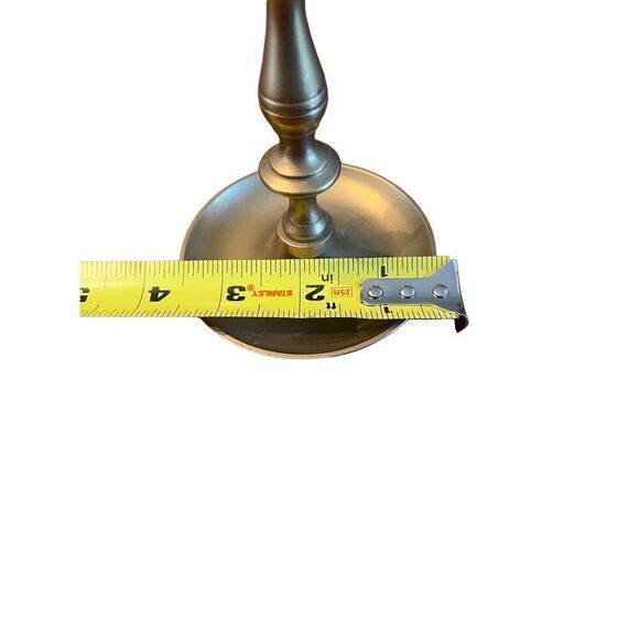 Brass Candle Stick Vintage 6.5 Inches Heavy - Picture 2 of 5